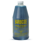 BARBICIDE envase frontal mostrando etiqueta azul y capacidad del concentrado