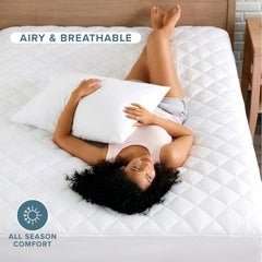 Bare Home acolchado en rombos que mantiene el relleno uniforme y confortable