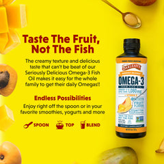 Barlean's detalle de etiqueta con ingredientes y datos de pureza
