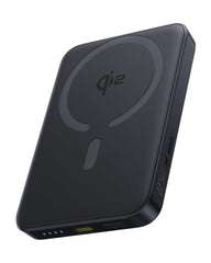 Baseus vista frontal del power bank elegante, carga rápida y portátil