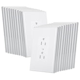 Bates Choice placa frontal blanca mostrando acabado limpio y moderno