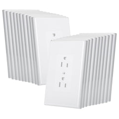 Bates Choice placa frontal blanca mostrando acabado limpio y moderno