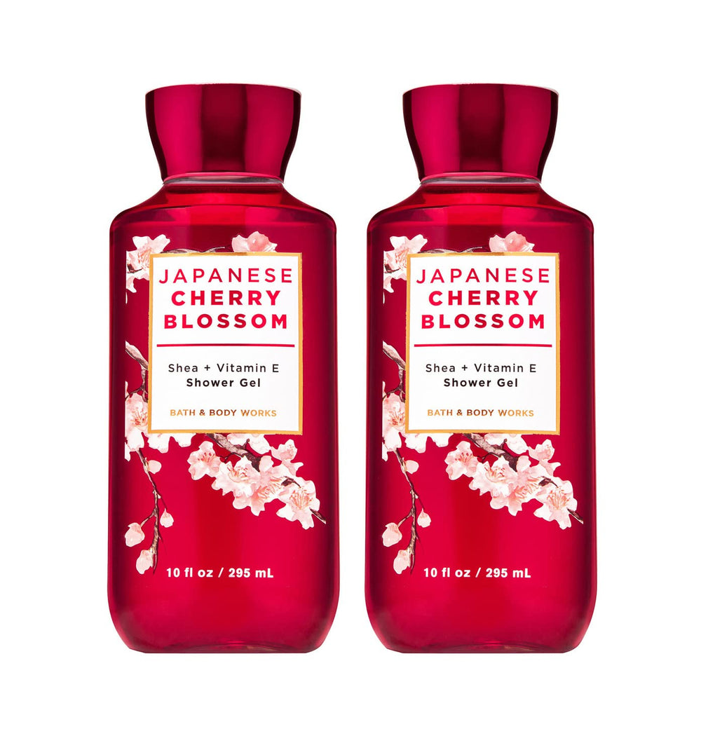 Bath & Body Works envase frontal del gel de ducha con aroma floral, limpieza y suavidad