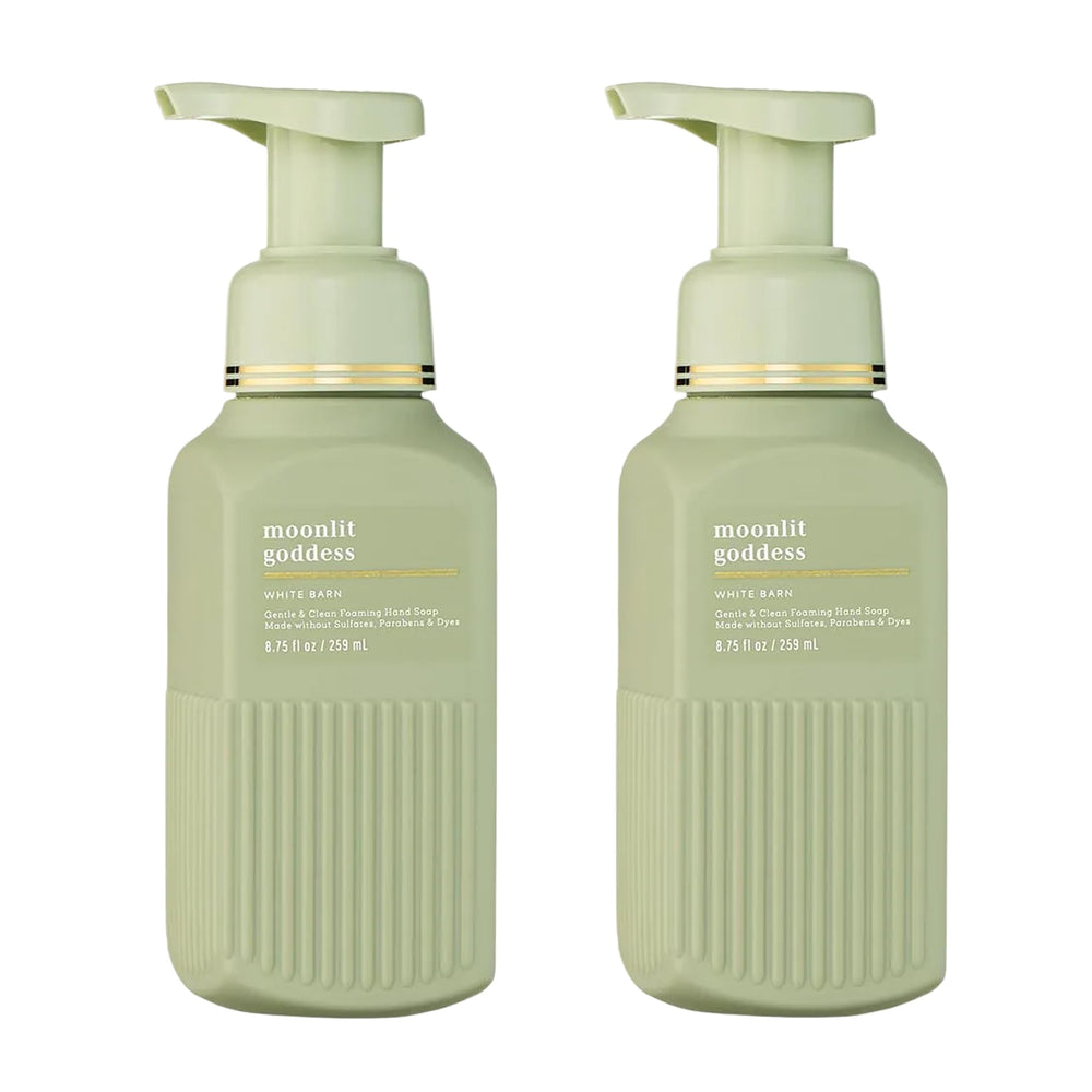 Bath & Body Works frasco frontal Moonlit Goddess mostrando diseño y tamaño