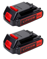 BATWAYPRO pack frontal de dos baterías 20V 4.0Ah, reemplazo fiable