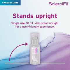 Bausch + Lomb vial twist-off cap detail illustrating easy-open design for hygienic use