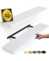 BAYKA estante frontal blanco mostrando diseño minimalista y ahorro de espacio