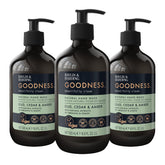 Baylis & Harding botella frontal 500ml Goodness con aroma Oud Cedar Amber y aspecto premium