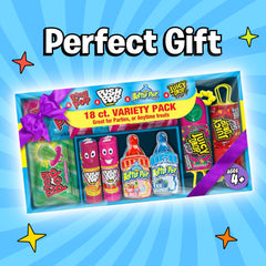 Bazooka Candy Brands Push Pop abierto, fácil de usar y repostear golosina