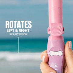 Beachwaver B1 detalle del barril cerámico mostrando calor uniforme y acabado suave