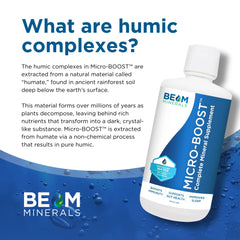BEAM Minerals Micro-Boost botella primer plano, micronutrientes biodisponibles