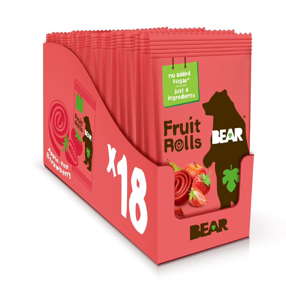 BEAR pack frontal con rollitos de fresa, visibilidad y conveniencia