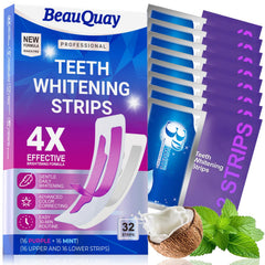 BeauQuay empaque frontal mostrando kit y beneficio de blanqueamiento