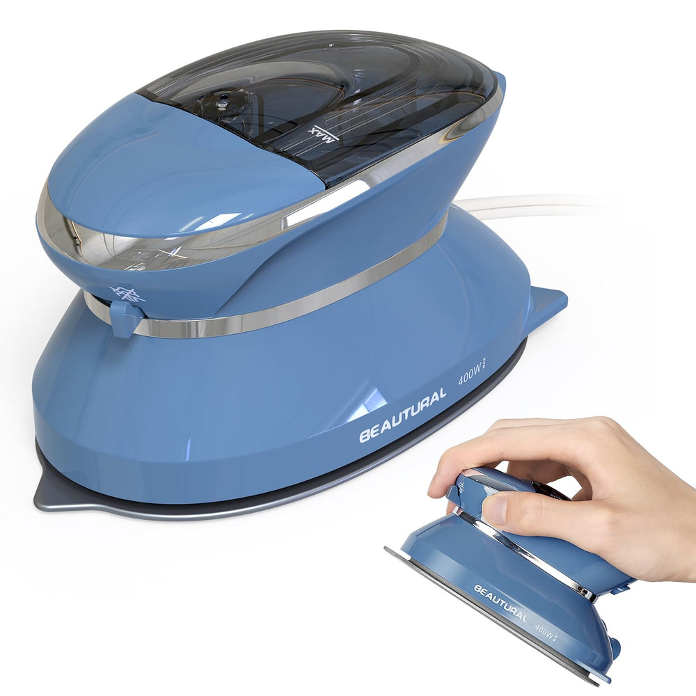 BEAUTURAL vista frontal compacto, facilita el planchado en viajes