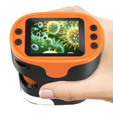 BEBANG vista frontal del microscopio y su empaquetado, ideal para regalo educativo