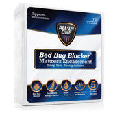 Bed Bug Blocker vista frontal de la funda Full mostrando ajuste completo y protección
