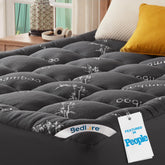BEDLORE vista frontal del topper full mostrando acabado y suavidad