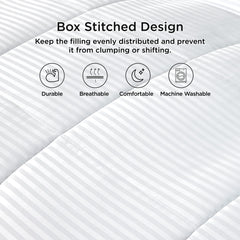 Bedsure costura en caja mantiene relleno uniforme y estable