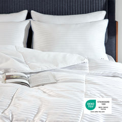 Bedsure detalle de las 8 esquinas con lazos para fijar la funda