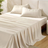 Bedsure vista frontal del empaque mostrando set king y ventajas de frescura