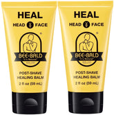 Bee Bald HEAL frente del empaque mostrando tamaño y beneficio calmante