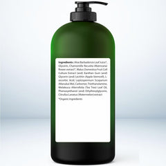 Textura del gel de Being Naturals en primer plano mostrando su absorción ligera y apariencia transparente