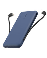 Belkin BoostCharge Plus vista frontal mostrando diseño compacto y capacidad