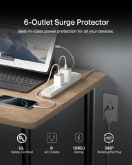 Belkin enchufe giratorio 360 grados para ajuste fácil y mejor instalación