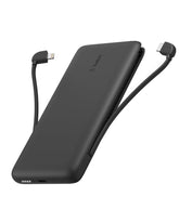 Belkin vista frontal del power bank mostrando diseño compacto y portabilidad