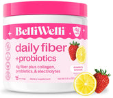 Belli Welli envase frontal con sabor fresa-limón y ventaja de fácil mezcla