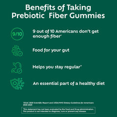 Benefiber gomita en mano para mostrar tamaño y facilidad de uso