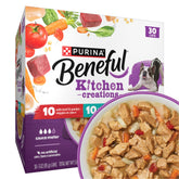 Beneful pack 30 latas frente mostrando variedad y conveniencia
