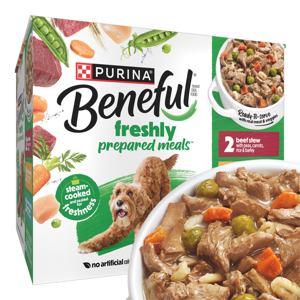 Beneful tarrina frontal del pack mostrando presentación y conveniencia
