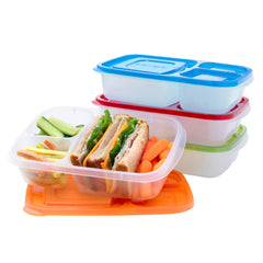 Bentgo Easyboxes frontal conjunto mostrando set de cuatro loncheras reutilizables