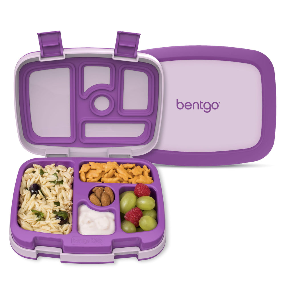 Bentgo caja frontal mostrando 5 compartimentos y diseño bento práctico