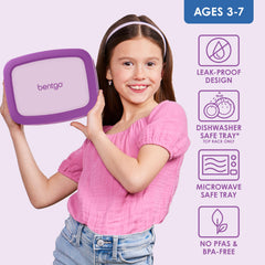 Bentgo tapa con cierre hermético que ayuda a prevenir derrames
