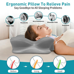 Besyodo almohada en uso durmiente lateral con soporte para hombro