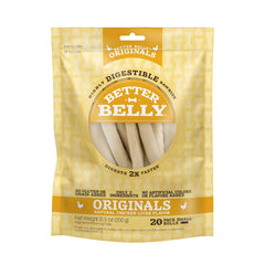 Better Belly paquete frontal mostrando 20 rollos digestibles y conveniencia