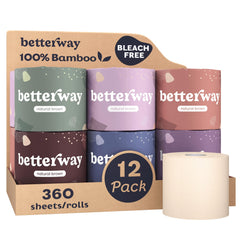 Betterway rollo frontal mostrando color marrón natural y ahorro