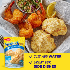 Betty Crocker bizcochos dorados en bandeja listos para servir