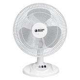BEYOND BREEZE ventilador de mesa frontal mostrando diseño compacto y flujo potente