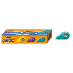 BIC Wite-Out mini frente del dispensador mostrando diseño compacto y control
