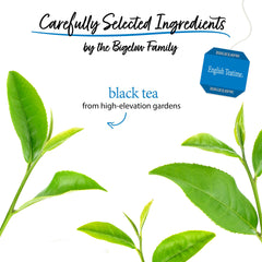 Bigelow mountain-grown loose leaf texture detail highlighting robust flavor and quality