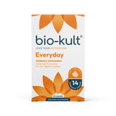 Bio‑Kult frontal del envase mostrando 60 cápsulas y beneficios prácticos