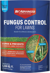 BioAdvanced vista frontal del paquete azul beneficios de control de hongos