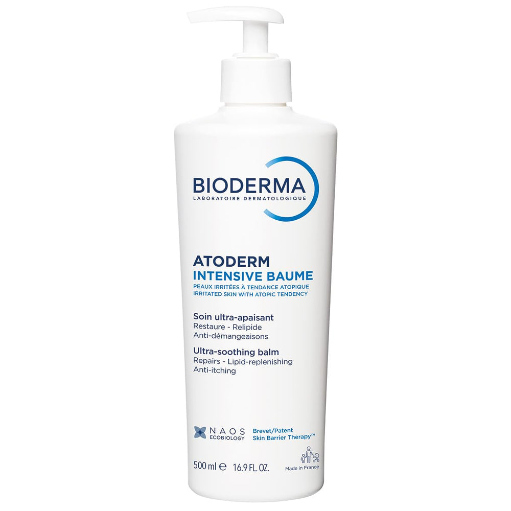 Bioderma envase frontal del bálsamo Atoderm mostrando tamaño y diseño