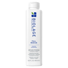 Biolage Full Rescue frontal mostrando envase y beneficio de densidad instantánea