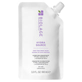 Biolage mascarilla frente mostrando el envase y beneficios de hidratación