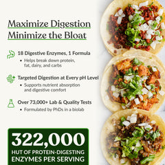 BIOptimizers MassZymes polvo y cápsulas sobre mesa mostrando pureza