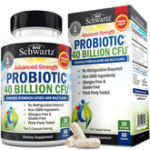 BioSchwartz frente del empaque mostrando 60 cápsulas y conveniencia